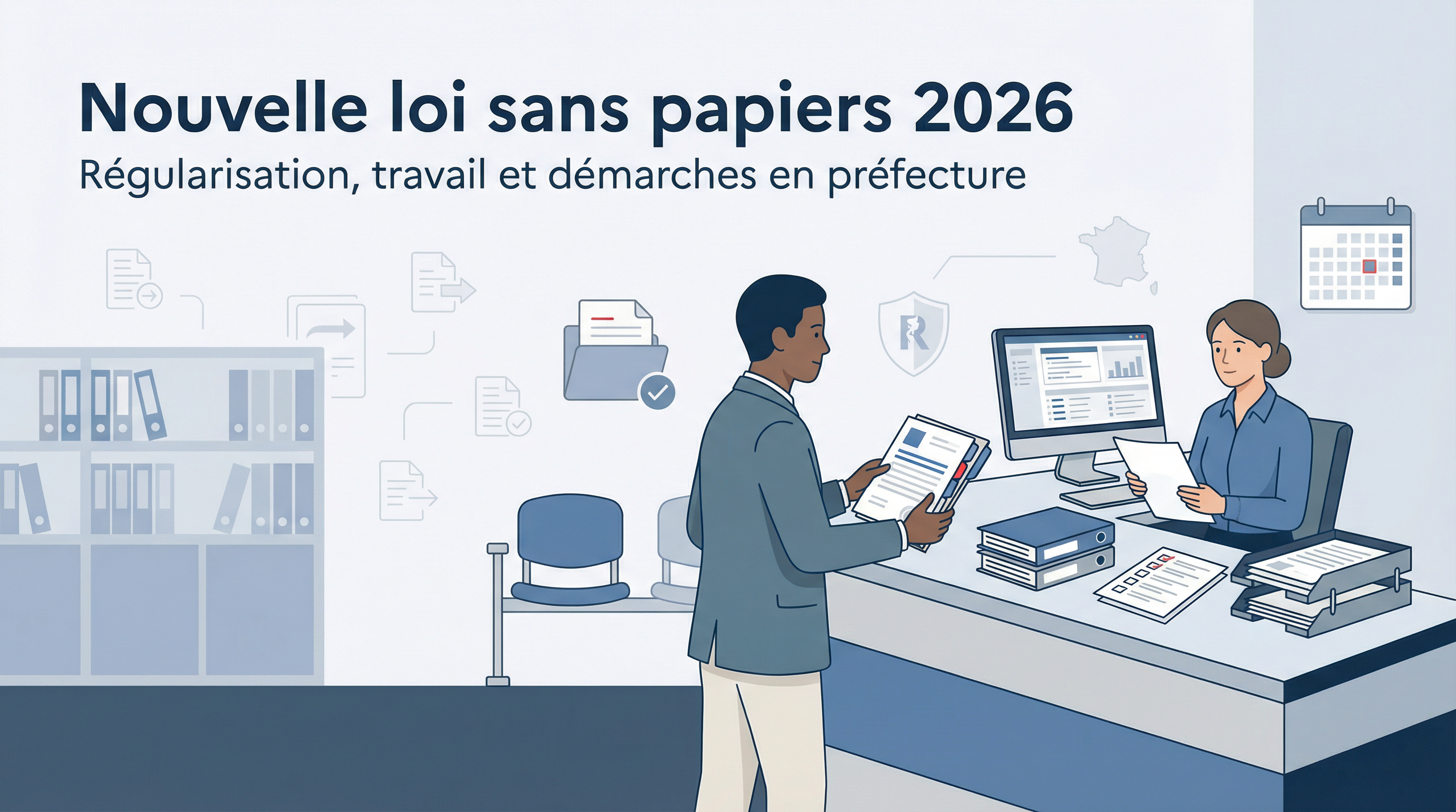 nouvelle loi sans papiers france 2026 régularisation démarches