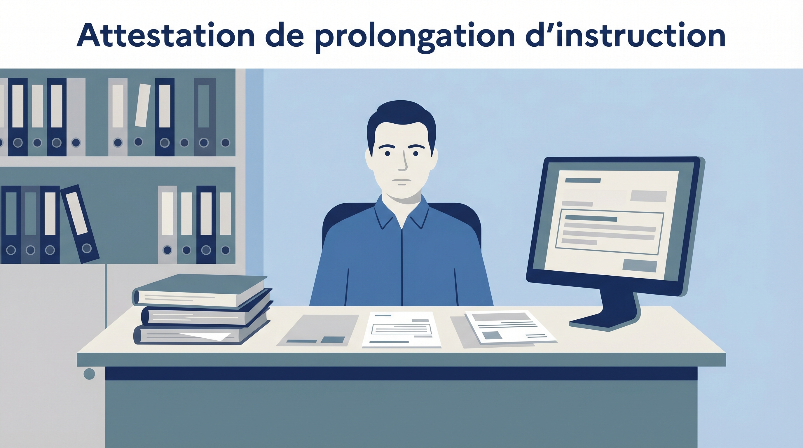 Attestation de prolongation d’instruction (API) : définition, durée et droits en 2026