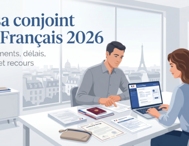 Visa conjoint de Français avec dossier France-Visas et VLS-TS en 2026