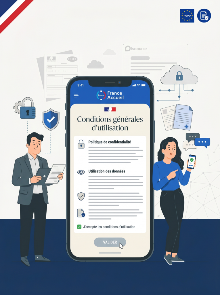 Conditions générales d’utilisation de l’application mobile Forum France Accueil
