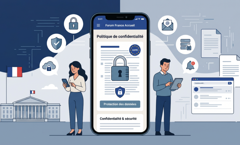 Politique de confidentialité – Application Forum France Accueil