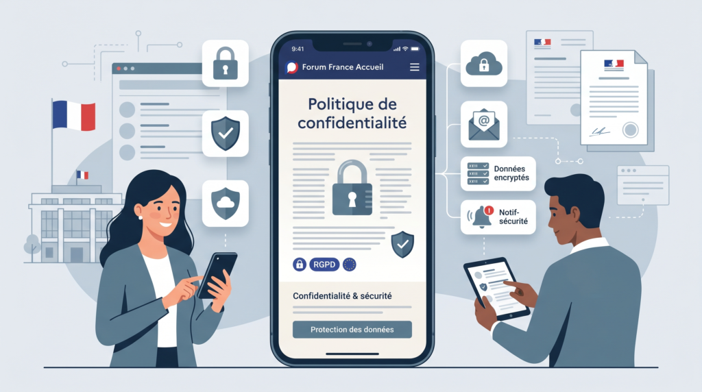 Politique de confidentialité – Application Forum France Accueil