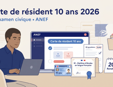 carte de résident 10 ans 2026