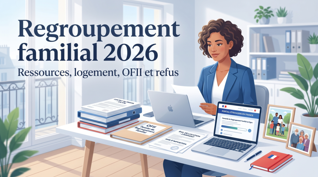Regroupement familial 2026 : ressources, logement, OFII et refus