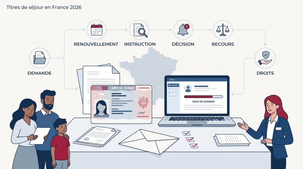Refus de titre de séjour : simple refus, OQTF ou recours