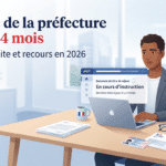 Silence de la préfecture depuis 4 mois : rejet implicite et recours en 2026