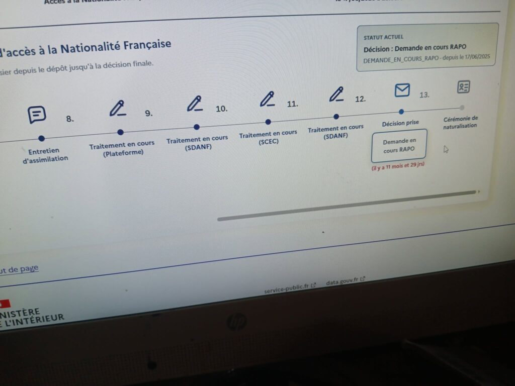 À qui envoyer le RAPO naturalisation ?