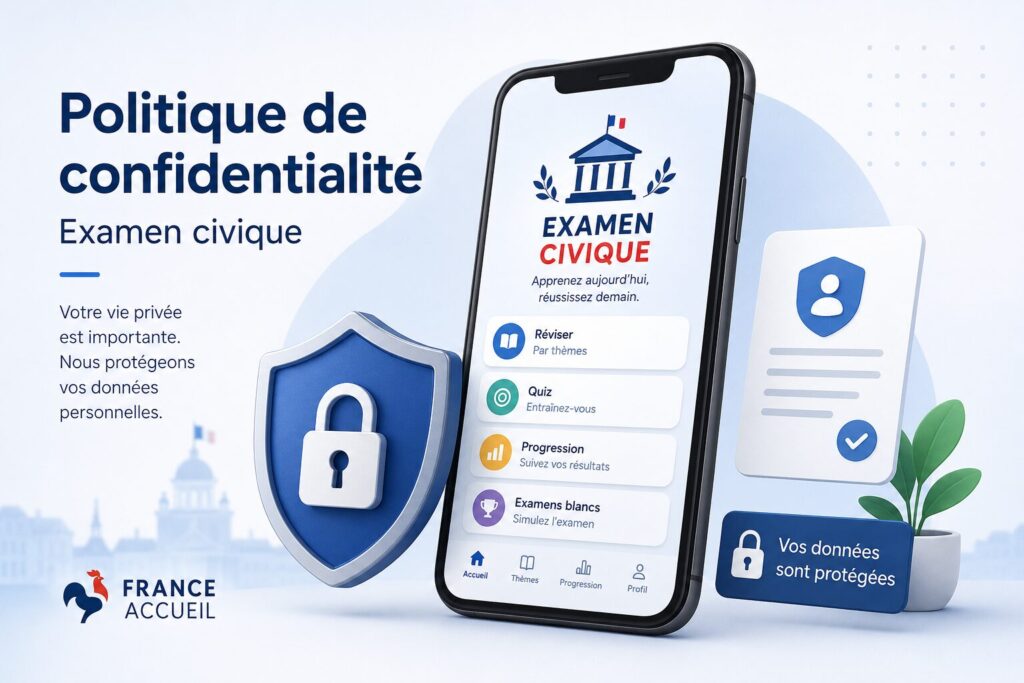 Politique de confidentialité de l’application Examen civique