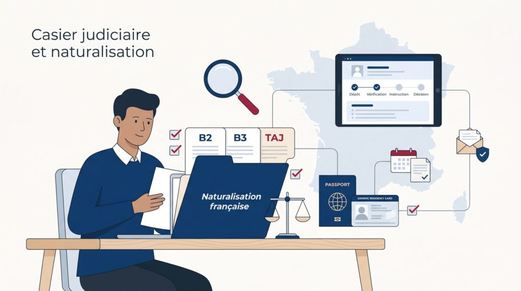 Le casier judiciaire est-il vérifié pendant une naturalisation ?