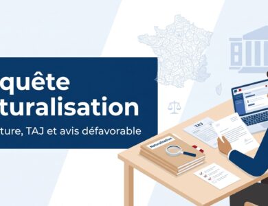 Enquête administrative naturalisation : police, préfecture, TAJ, moralité et avis défavorable