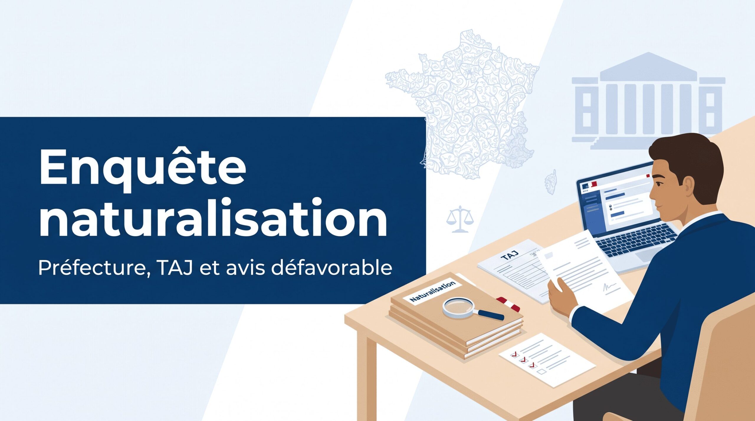 Enquête administrative naturalisation : police, préfecture, TAJ, moralité et avis défavorable