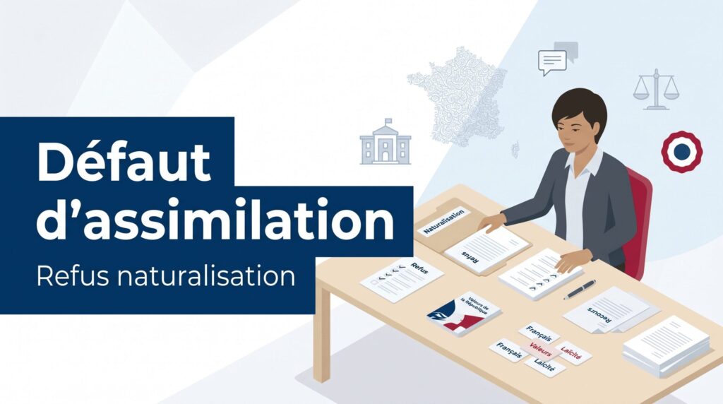 Refus de naturalisation pour défaut d'assimilation : causes, recours et nouvelle demande