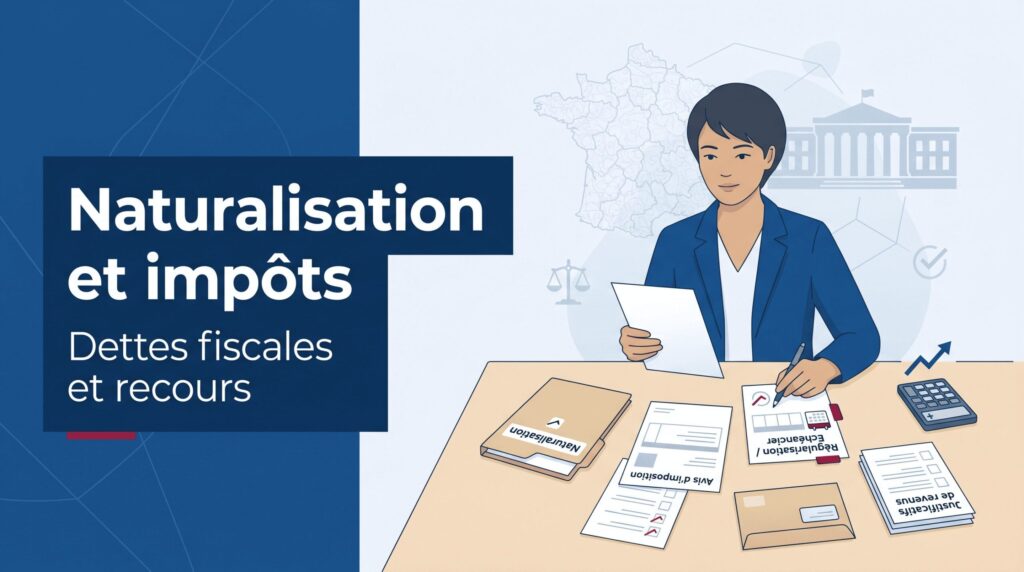Naturalisation et dettes fiscales : impôts, avis d’imposition, recours et solutions 2026