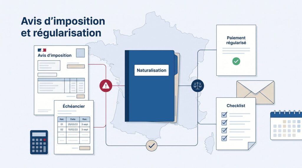 Avocat refus naturalisation impôts 