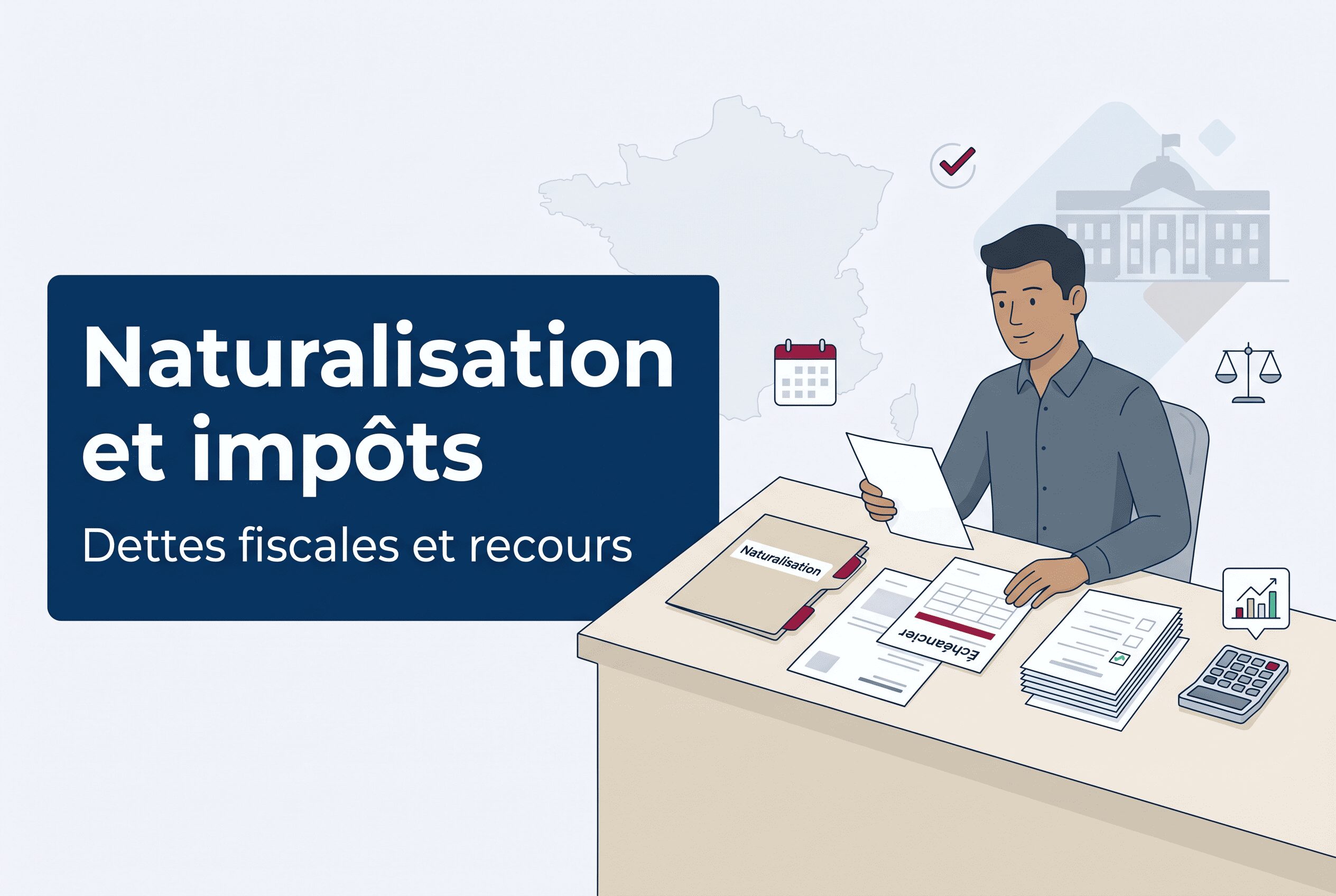 Naturalisation et dettes fiscales : impôts, avis d’imposition, recours et solutions