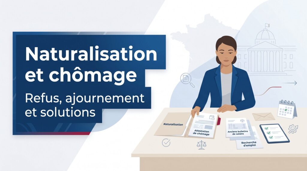 Naturalisation et chômage : refus, ajournement, revenus et solutions