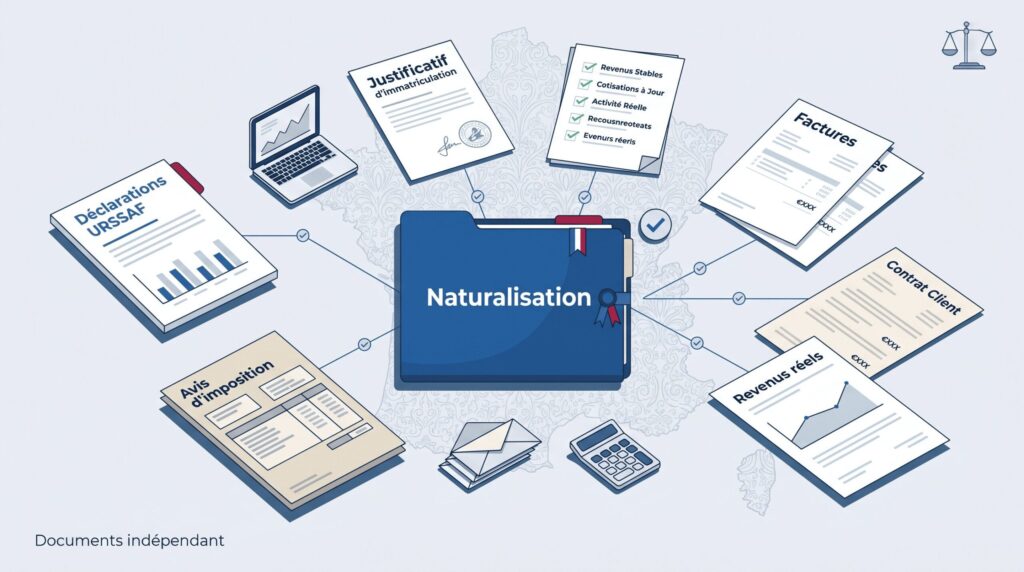 Quels documents fournir pour une naturalisation quand on est auto-entrepreneur ?