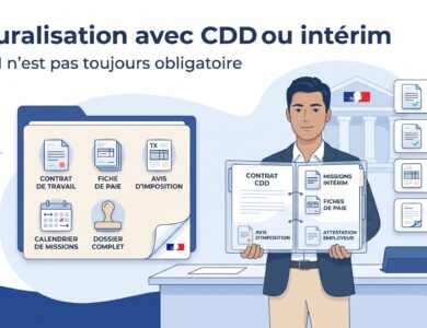 Naturalisation CDD intérim : refus, ajournement, revenus et solutions