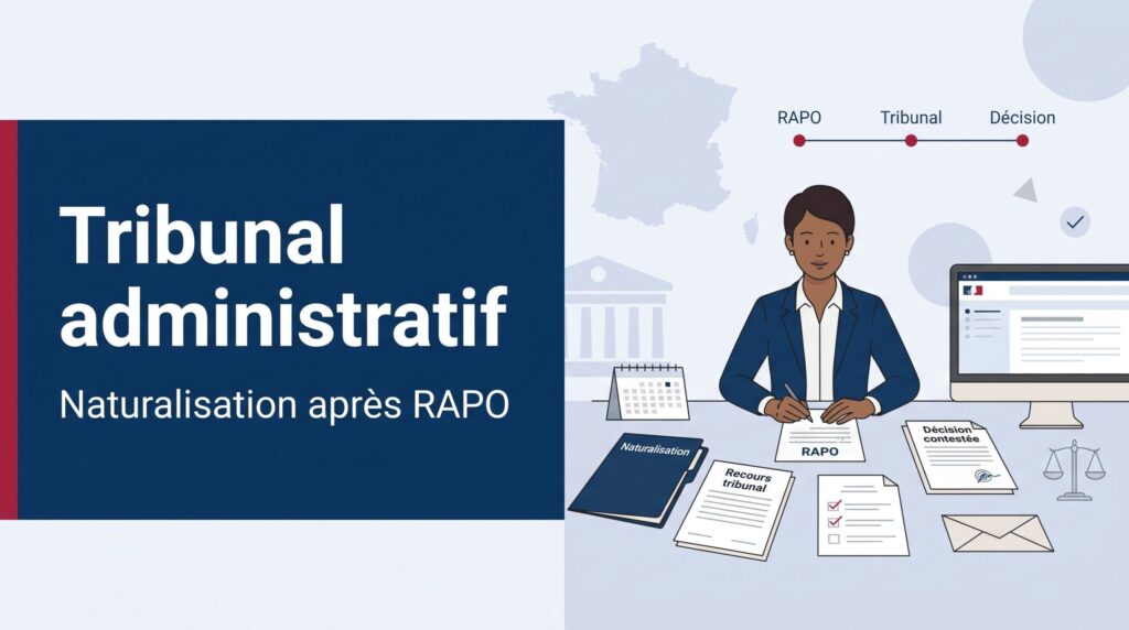 Tribunal administratif naturalisation : recours après RAPO, délais, avocat et décision