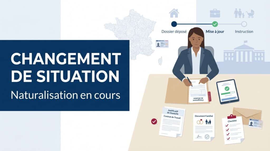 Naturalisation changement de situation