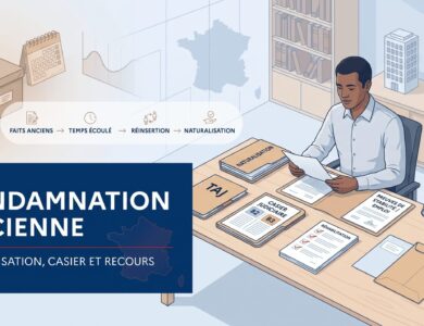 Naturalisation et condamnation ancienne : casier judiciaire, TAJ, enquête, refus et recours