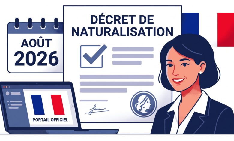 Décrets de naturalisation Aout 2026 (Journal Officiel)