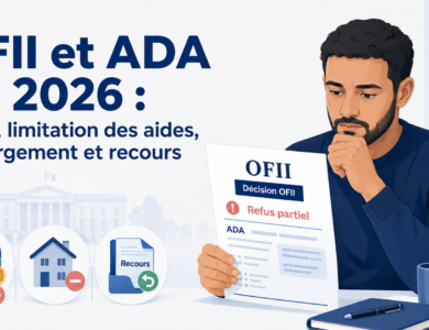 OFII et ADA en 2026 : refus, limitation des aides, hébergement et recours