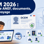 DCEM 2026 : demande ANEF, documents, délai et voyage