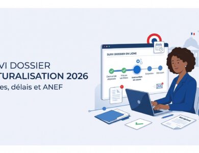 Suivi dossier naturalisation 2026 : étapes, délais et ANEF