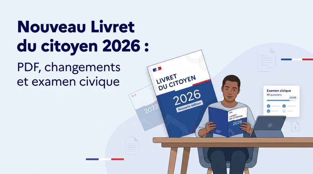 Nouveau Livret du citoyen 2026 : PDF, changements et examen civique