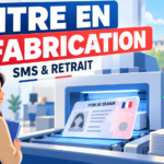 Titre de séjour en fabrication : SMS et retrait de la carte