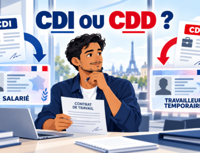 Titre de séjour salarié ou travailleur temporaire : CDI ou CDD