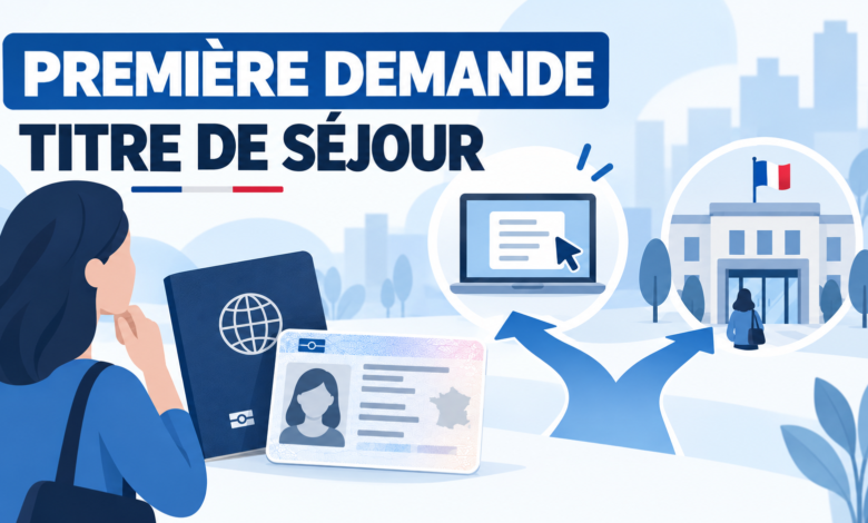 Première demande de titre de séjour : quel est votre point de départ ?
