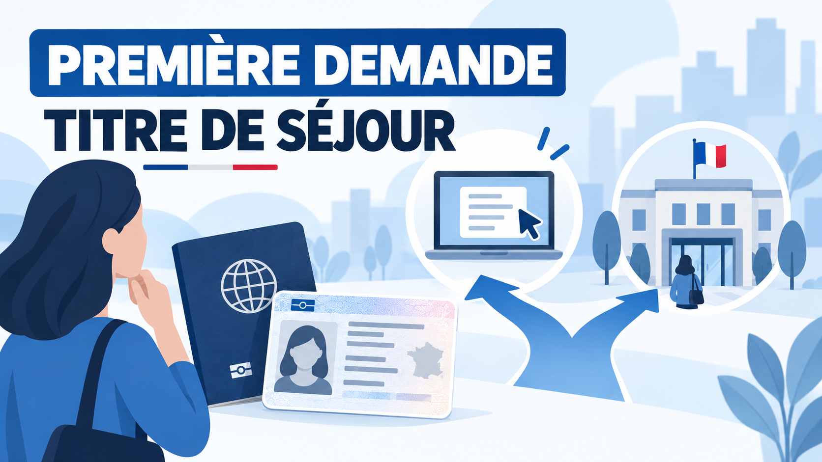 Première demande de titre de séjour : quel est votre point de départ ?