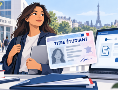 Titre de séjour étudiant en France : études, carte de séjour et démarche en ligne