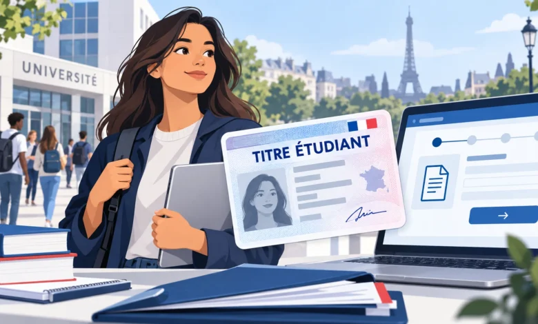 Titre de séjour étudiant en France : études, carte de séjour et démarche en ligne