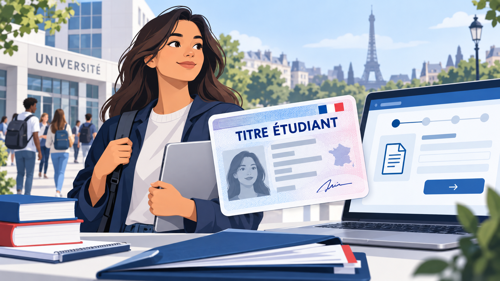 Titre de séjour étudiant en France : études, carte de séjour et démarche en ligne