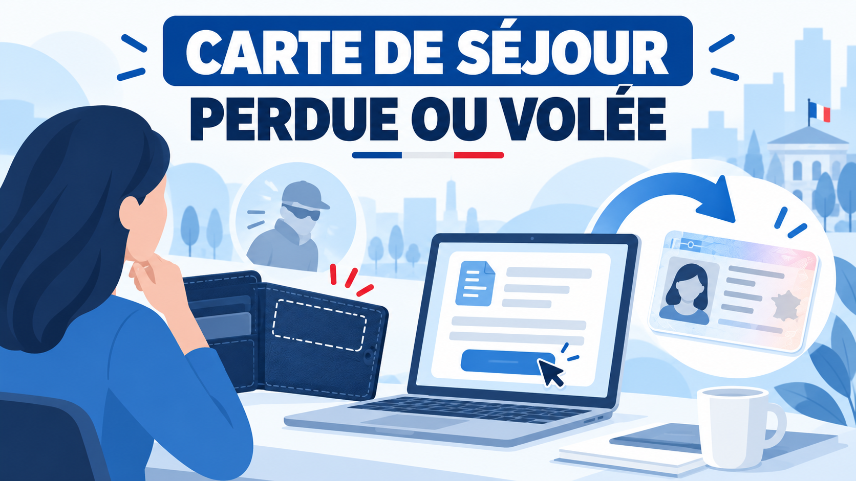 Perte ou vol d’une carte de séjour : démarches en France ou à l’étranger
