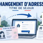 Étapes après un déménagement : vérifier le titre, déclarer l’adresse sur l’ANEF, fournir les documents et conserver l’attestation