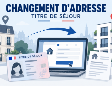Étapes après un déménagement : vérifier le titre, déclarer l’adresse sur l’ANEF, fournir les documents et conserver l’attestation