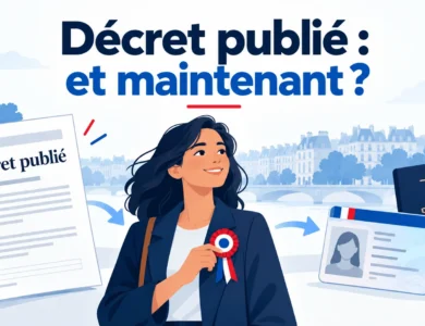 Décret de naturalisation publié : démarches à effectuer après la publication au Journal officiel