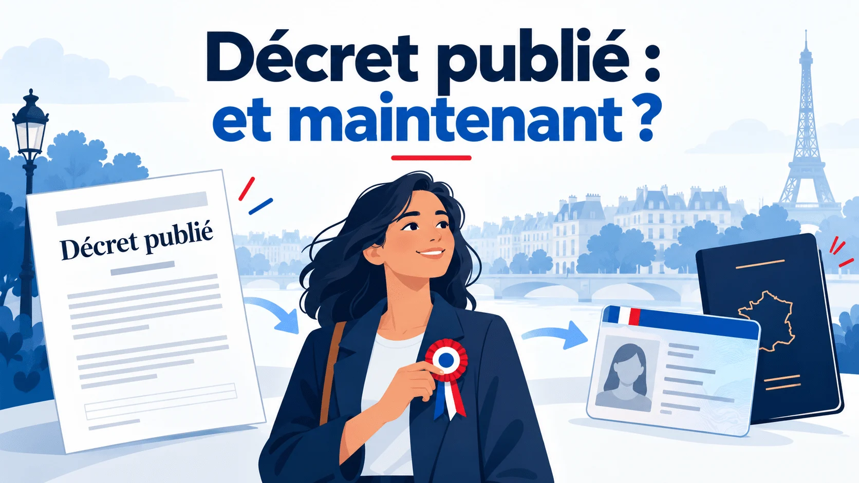 Décret de naturalisation publié : démarches à effectuer après la publication au Journal officiel