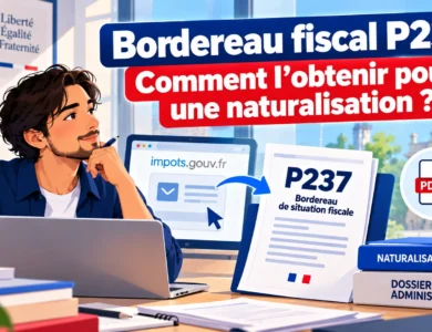 Bordereau fiscal P237 : comment obtenir ce justificatif sur impots.gouv.fr pour une naturalisation