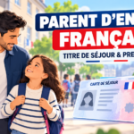Titre de séjour parent d’enfant français : preuves de vie parentale et carte VPF