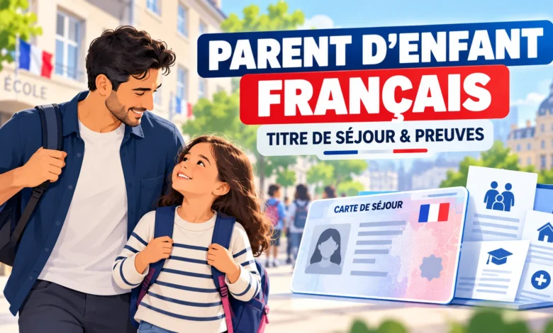 Titre de séjour parent d’enfant français : preuves de vie parentale et carte VPF