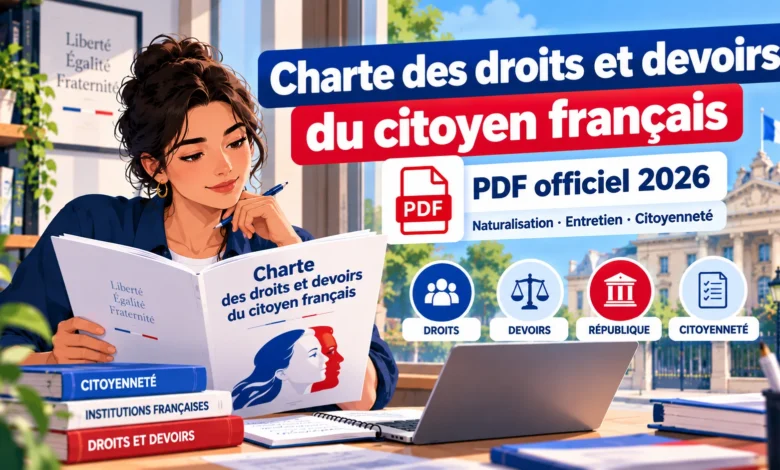 Charte des droits et devoirs du citoyen français : PDF officiel et préparation à la naturalisation