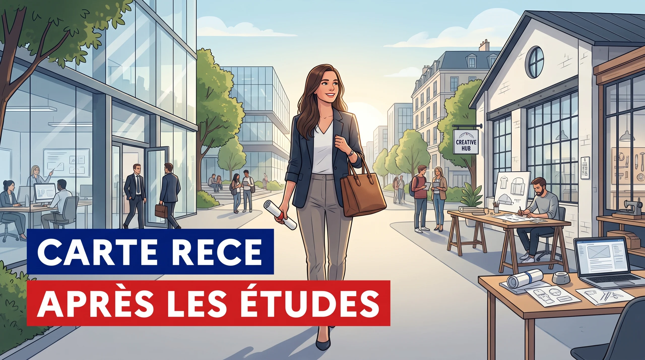 Carte RECE après les études : recherche d’emploi ou création d’entreprise